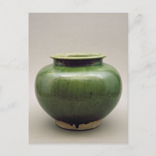 Chinese pot, Yueh ware, zesdeynasties Briefkaart (Voorkant)