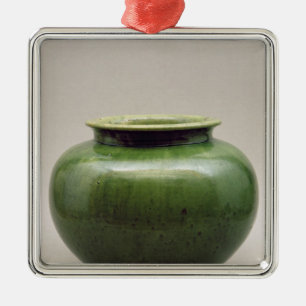 Chinese pot, Yueh ware, zesdeynasties Metalen Ornament