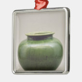 Chinese pot, Yueh ware, zesdeynasties Metalen Ornament (Links)