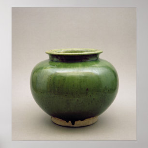Chinese pot, Yueh ware, zesdeynasties Poster