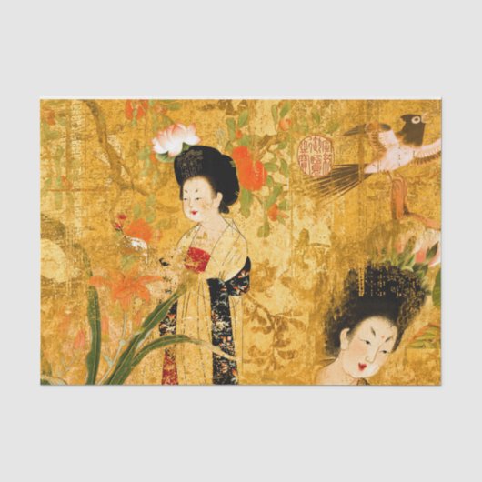 Chinese prinsessen 10lb-papier, wit tissuepapier (Voorkant)