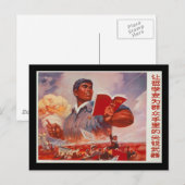Chinese propaganda briefkaart (Voorkant / Achterkant)