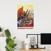 Chinese propaganda poster warm ontmoet de opening (Thuiskantoor)