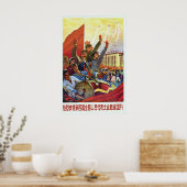 Chinese propaganda poster warm ontmoet de opening (Keuken)