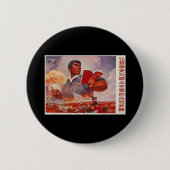 Chinese propaganda ronde button 5,7 cm (Voorkant)