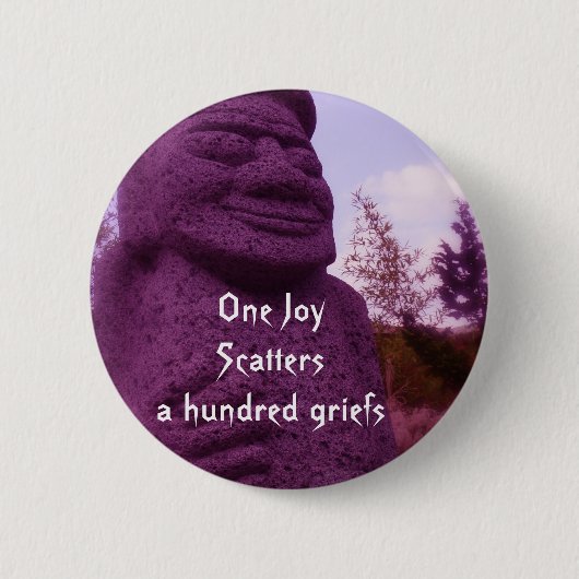 Chinese proverb flair ronde button 5,7 cm (Voorkant)