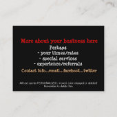 Chinese PUG-creditcardsjabloon Visitekaartje (Achterkant)