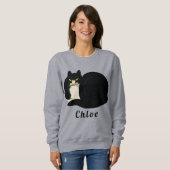 Chinese Qing-dynastie Black Manchu Cat Trui (Voorkant volledig)