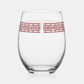 Chinese Rand Wijnglas Zonder Voet (Rechts)