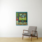 Chinese Rank Badge en Motifs Collage Wandkleed (In situ)