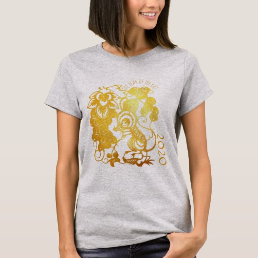 Chinese Rat Year 2020 Grape Women G T-shirt (Voorkant)