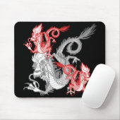 Chinese Red Dragon Mousepad Muismat (Met muis)