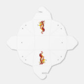 Chinese Red Dragon Takeout Bedankdoosjes (Uitgevouwen)