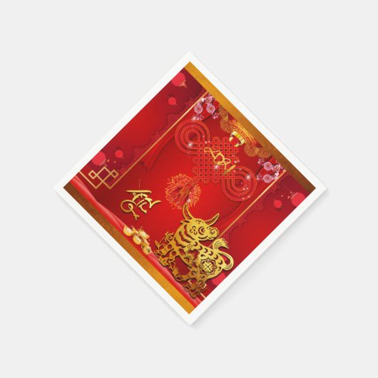 Chinese Red Knot Ox 2021 PN Servet (Hoek)