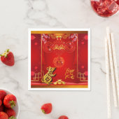 Chinese Red Knot Rat Year 2020 Party Paper Napkin Servet (Insitu)