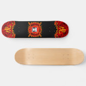 Chinese Red Tiger Skateboard (Horizontaal)