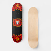 Chinese Red Tiger Skateboard (Voorkant)