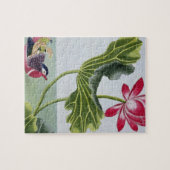 Chinese Red Water Lily, Deel I, bord 82, uit ' Legpuzzel (Horizontaal)