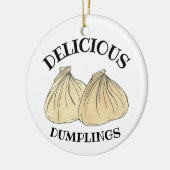 Chinese Restaurant Takeout Food Shumai Dumplings Keramisch Ornament (Links)