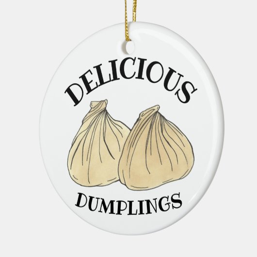 Chinese Restaurant Takeout Food Shumai Dumplings Keramisch Ornament (Links)
