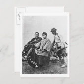 Chinese rickshaw, c.1870 (foto) briefkaart (Voorkant / Achterkant)