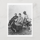 Chinese rickshaw, c.1870 (foto) briefkaart (Voorkant)
