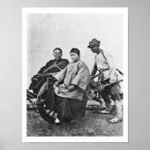 Chinese rickshaw, c.1870 (foto) poster (Voorkant)