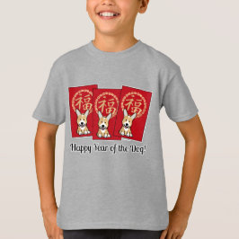 Chinese Rode Envelop Lucky Corgi Jaar van de hond T-shirt