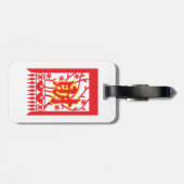 Chinese rode envelop met welvaartssymbool bagagelabel (Achterkant horizontaal)