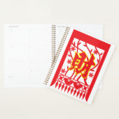Chinese rode envelop met welvaartssymbool planner (Display)