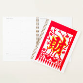 Chinese rode envelop met welvaartssymbool planner