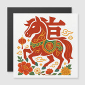 Chinese Rode paard 2026 (Voorkant / Achterkant)