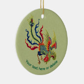 Chinese roestkunst op maat keramisch ornament (Rechts)