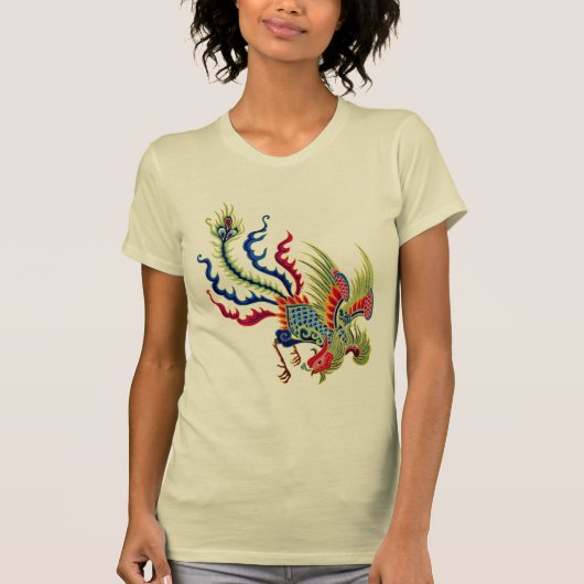 Chinese Rooster Art T-shirt (Voorkant)