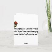 Chinese Rooster Design Blank Note Card Kaart (Achterkant)