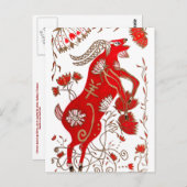 Chinese sapastrologie briefkaart (Voorkant / Achterkant)