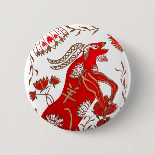 Chinese sapastrologie ronde button 5,7 cm (Voorkant)