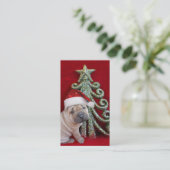 Chinese scheerpeper visitekaartje (Staand voorkant)