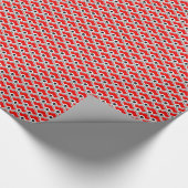 Chinese schelpen, rood, grijs, zwart en wit cadeaupapier (Hoek)