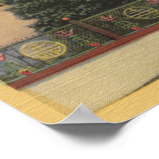 Chinese School in Chinatown-San Francisco, CA Poster (Hoek)