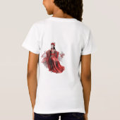 Chinese schoonheid in oude schilderijen - gedetail t-shirt (Achterkant)