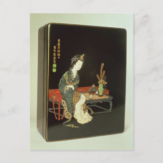 Chinese schrijfdoos briefkaart (Voorkant)