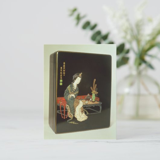 Chinese schrijfdoos briefkaart (Staand voorkant)