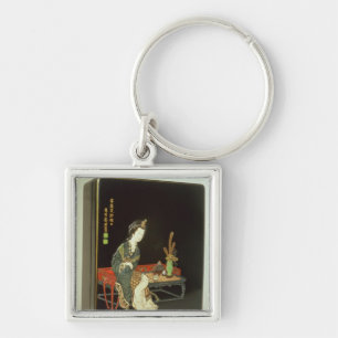 Chinese schrijfdoos sleutelhanger