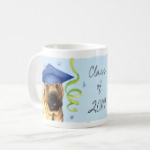 Chinese Shar-Pei Afstuderen Koffiemok (Voorkant links)