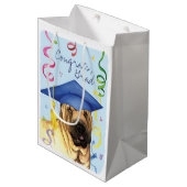 Chinese Shar-Pei Afstuderen Medium Cadeauzakje (Voorkant Gekanteld)