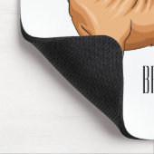 Chinese Shar-Pei cartoon illustratie Muismat (Hoek)