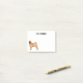 Chinese Shar-Pei cartoon illustratie Post-it® Notes (Op bureau)