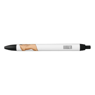 Chinese Shar-Pei cartoon illustratie Zwarte Inkt Pen