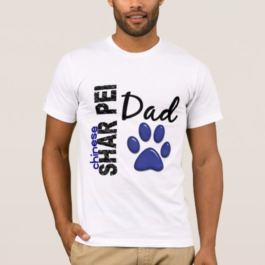 Chinese Shar Pei Dad 2 T-shirt (Voorkant)